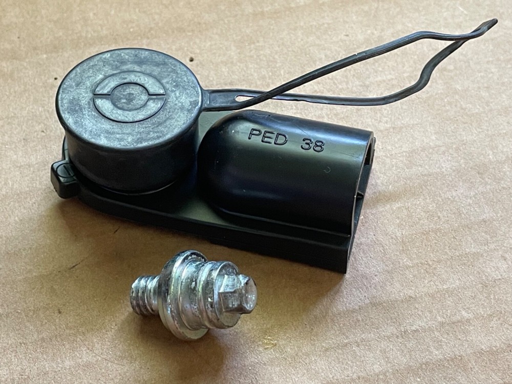 Used OEM GM Side Post Battery Terminal Protector Cover Negative