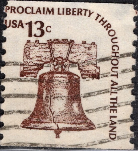Perfectly Flawed EFO SN 1618 Used Error - Liberty Bell - Misperf