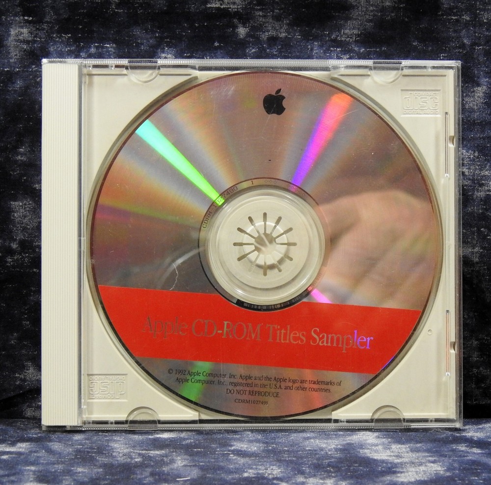Vintage Apple Computer CD-ROM Titles Sampler 1992