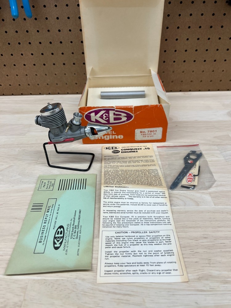 K&B - COX CONQUEST .15 FF/UC ENGINE