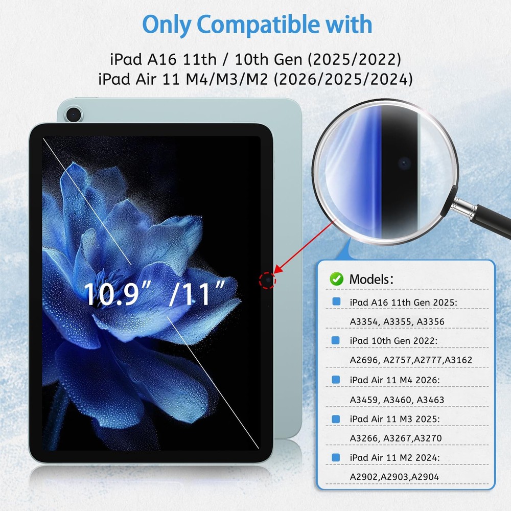 MOBDIK 2 Pack Paperfeel Screen Protector Compatible with iPad A16 11th/10th G...
