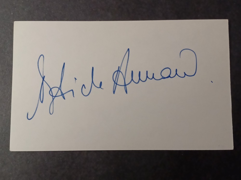Patrick Armand Signed Index Card - Ballet