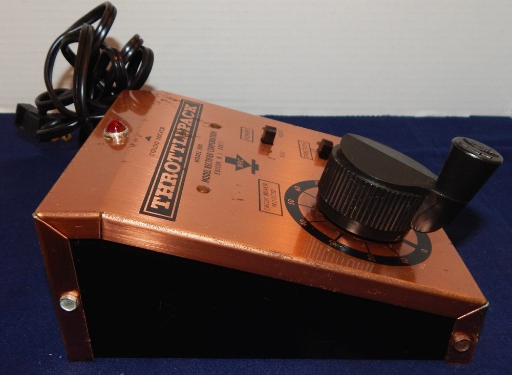 Vintage MRC Model 500 HO Train Control Throttle Pack with Box & Instructions