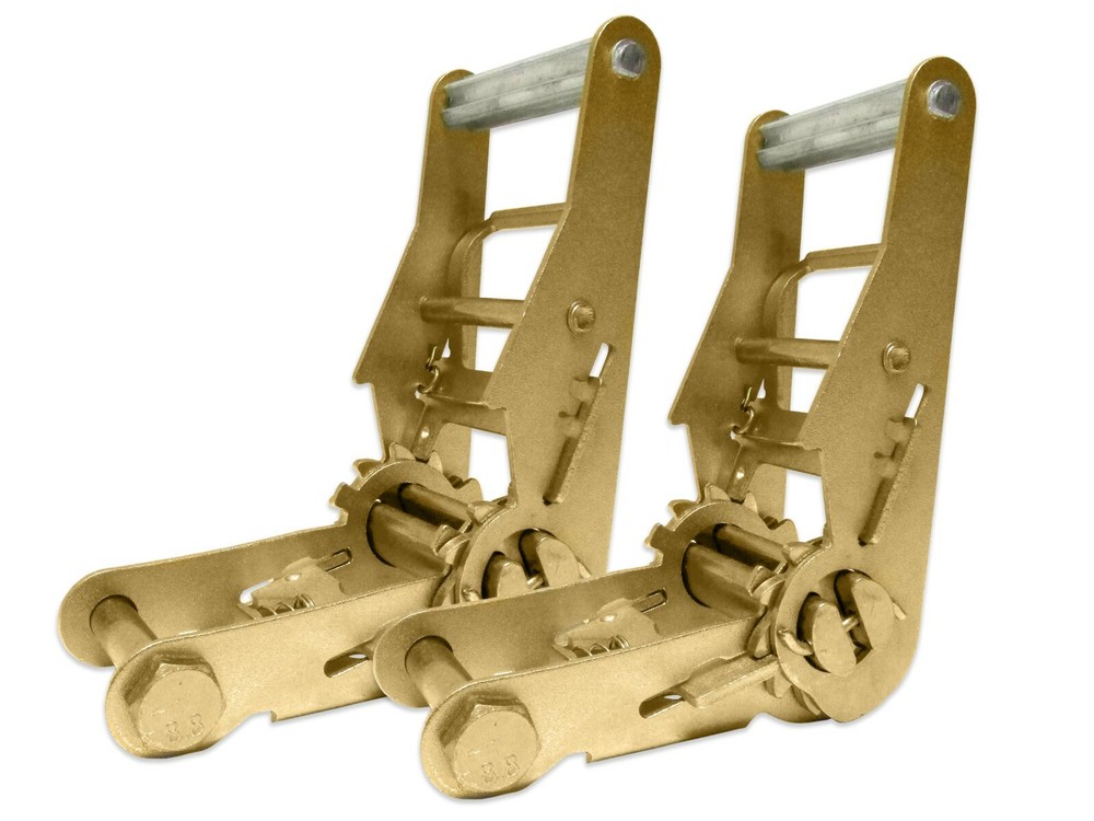 Tie Down Ratchet with Short Handle for 2" Strap Webbing Cargo Ratcheting 2 pack