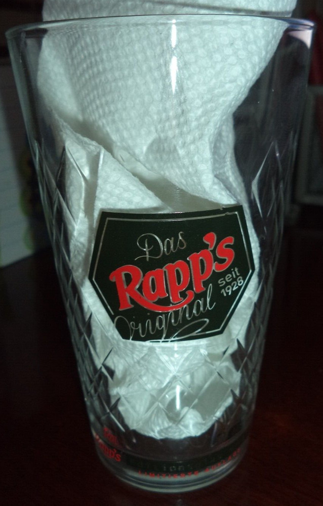 Das Rapp's original Seit 1928 Glass