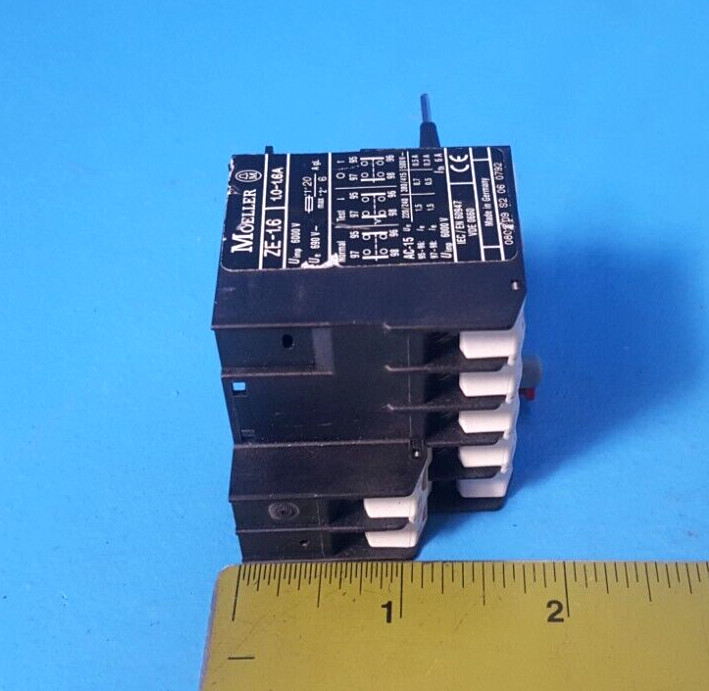 RELAY, ZE-1.6, EATON MOELLER, 1.6A, SINGLE PHASE