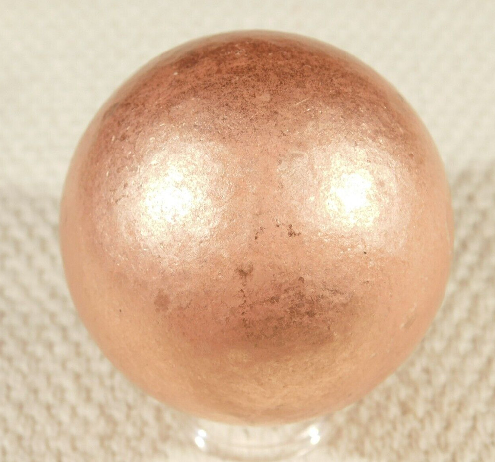 BIG! Super Heavy Solid COPPER SPHERE From Michigan 588gr