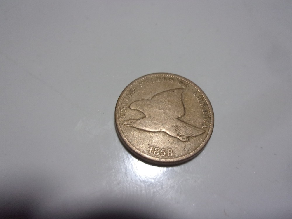 1858 flying eagle cent penny