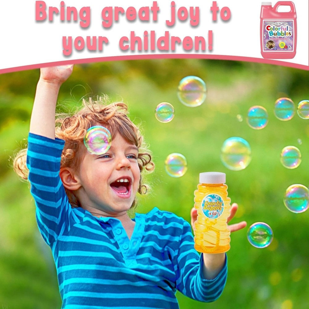 Concentrated Bubble Solution, 1 L/ 33.8 OZ Refill for Bubble Machines, Giant ...