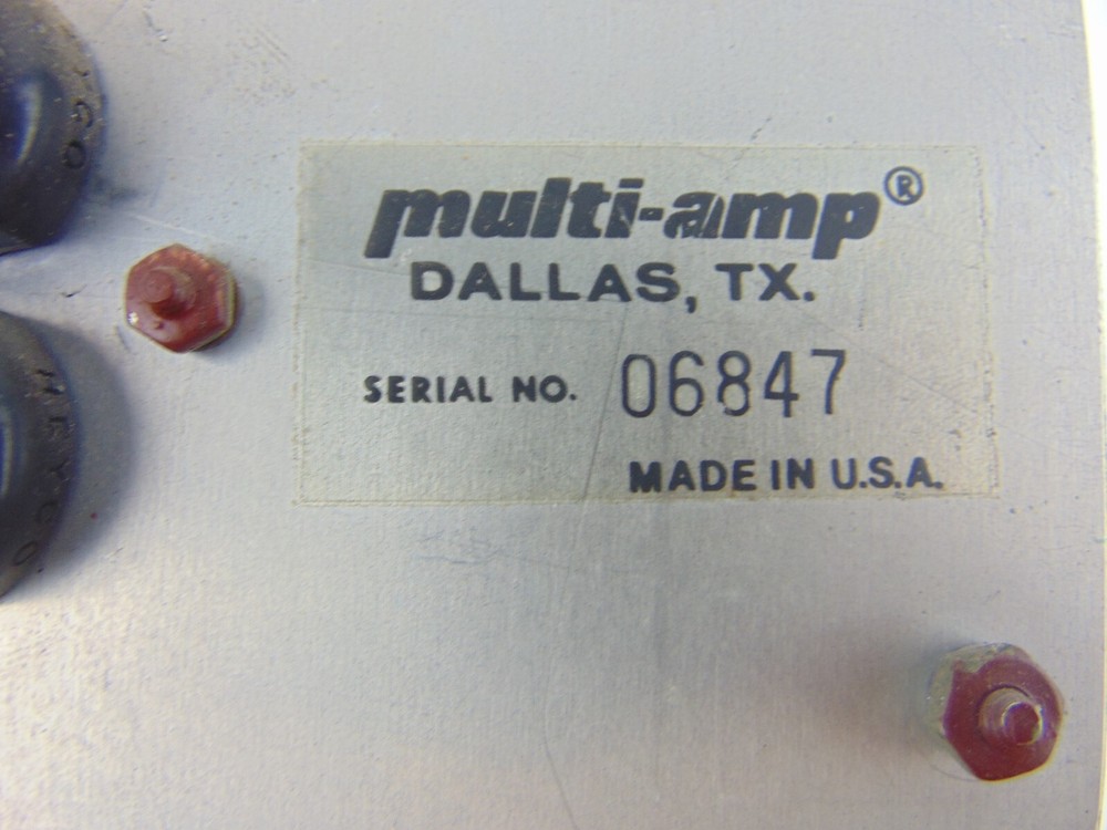 Multi Amp 06847 Digital Readout Meter