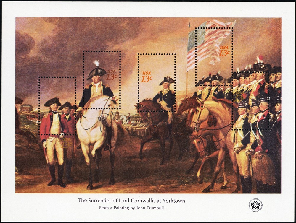 1686o, "USA 13c" Missing From Position A Error 13¢ Bicentennial - Stuart Katz