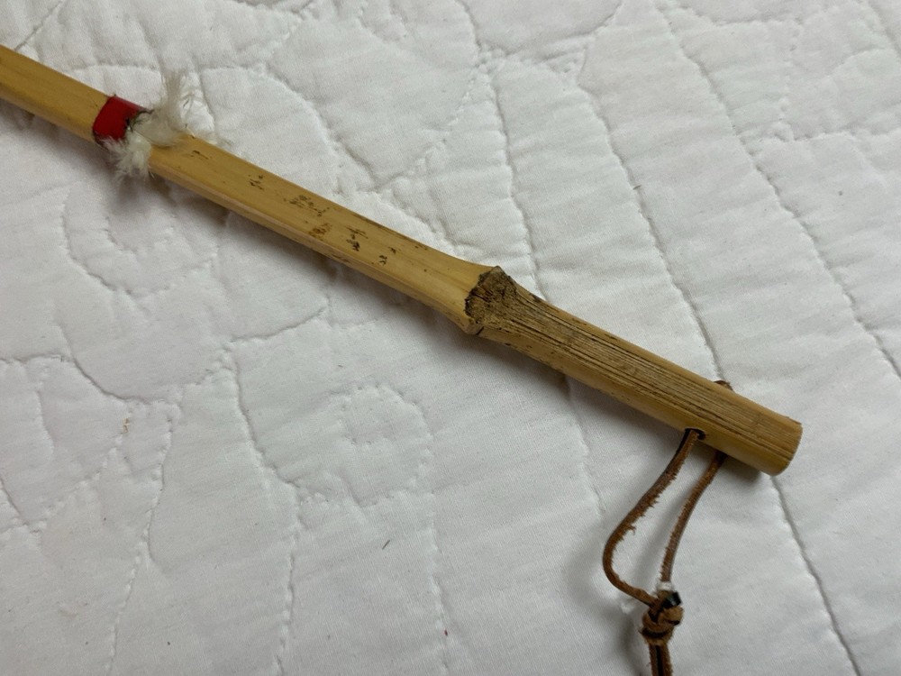 Antique Souvenir Trading Post Tomahawk, Bamboo Handle, Hand Made