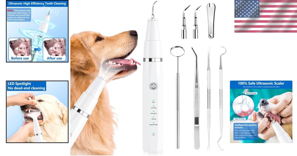 USB Rechargeable Pet Tooth Cleaner
