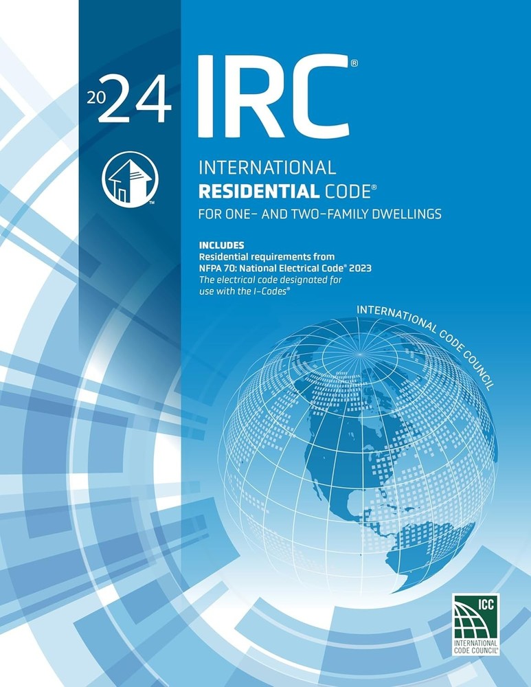 2024 IRC International Residential Code PAPERBACK