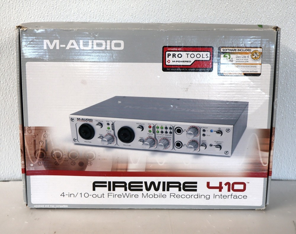 M-Audio FireWire 410 Digital Recording Interface - READ