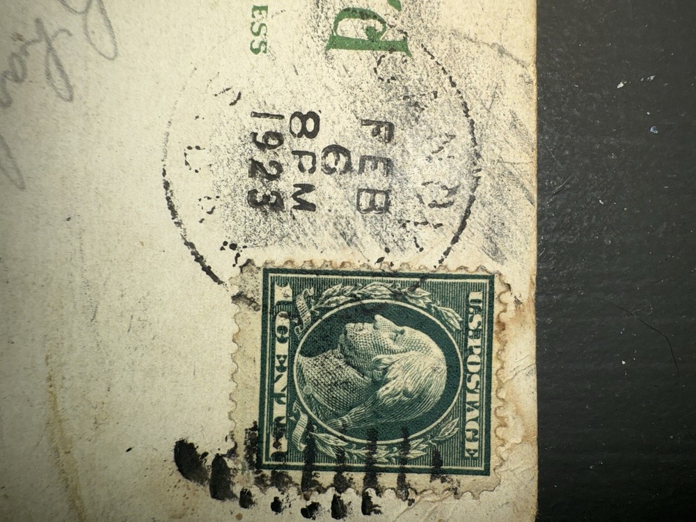 George Washington 1 Cent Green Stamp-Rare