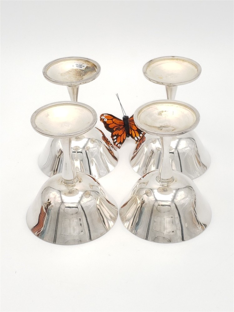 Salem Silver Plate Champagne Cup Set