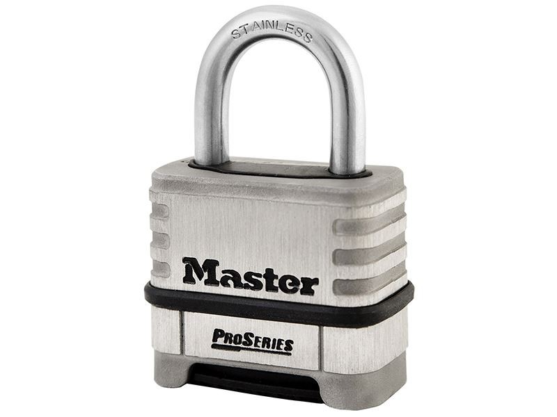 Master Lock - Cadenas 4 chiffres en acier