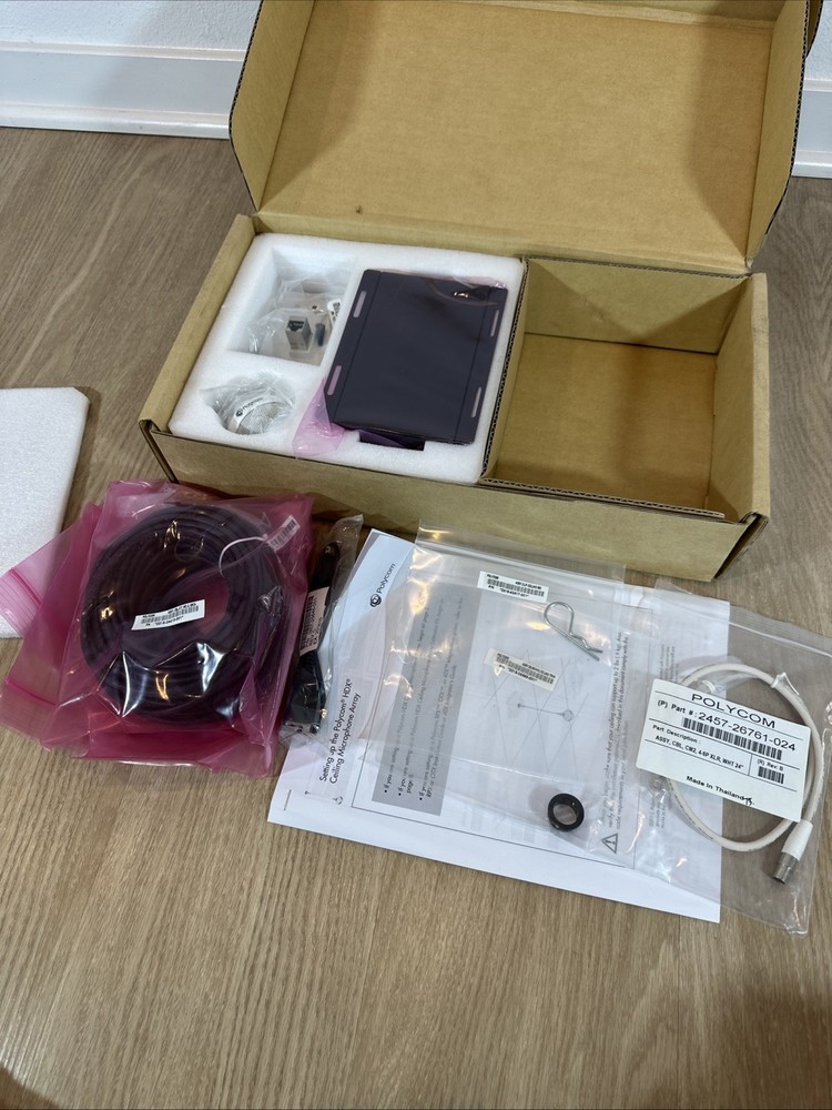 New Open Box Polycom HDX Ceiling Microphone Array for HDX Video Conferencing