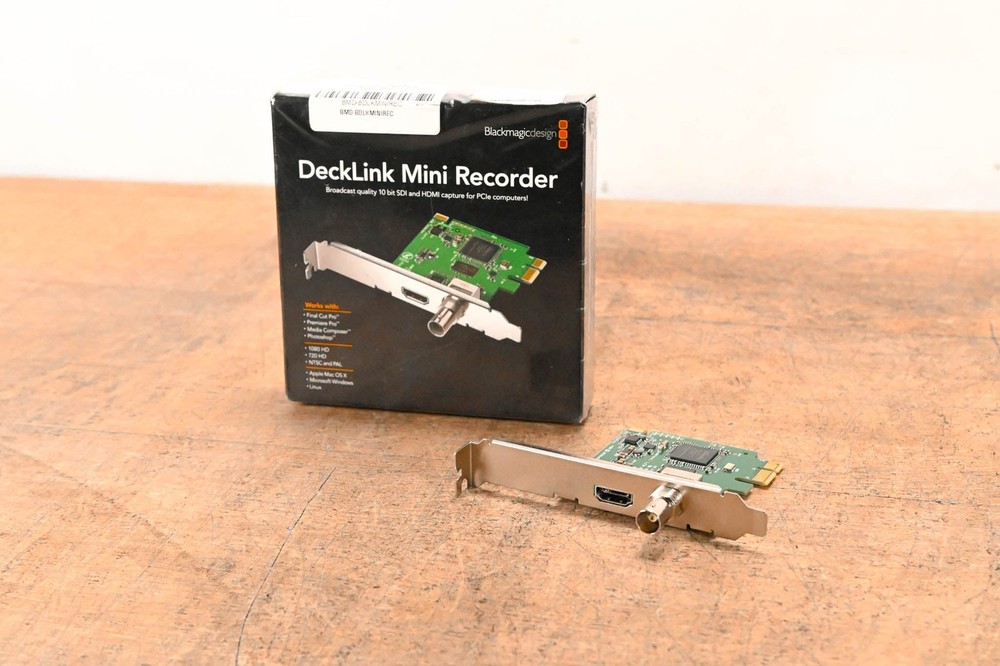 Blackmagic Design DeckLink Mini Recorder PCIe Card CG01S9N
