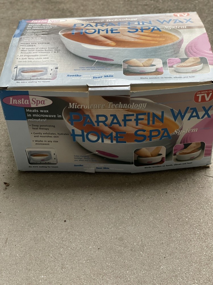 Insta Spa, Paraffin Wax Home Spa System, Microwave Technology - Never Used