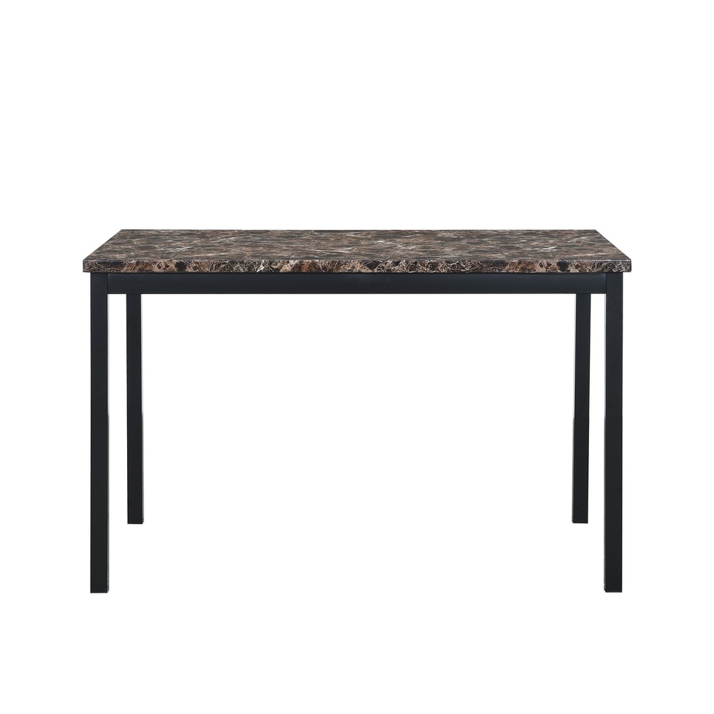 Faux Marble Top metal frame dinette table