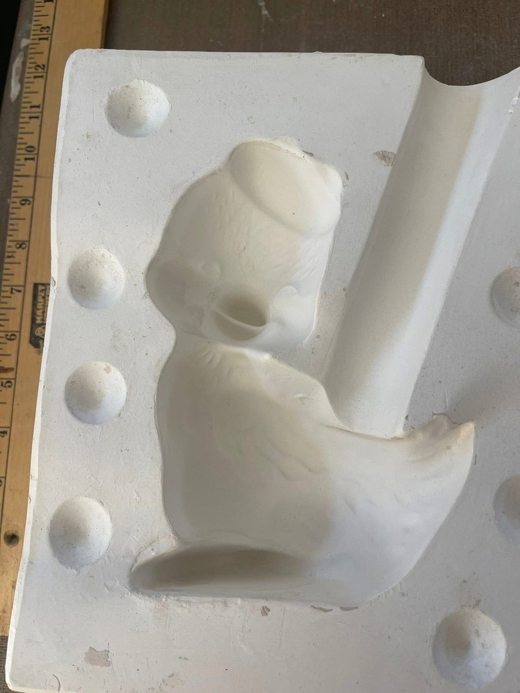 Heirloom Duck Vase #1163. Ceramic Slip Casting Mold.