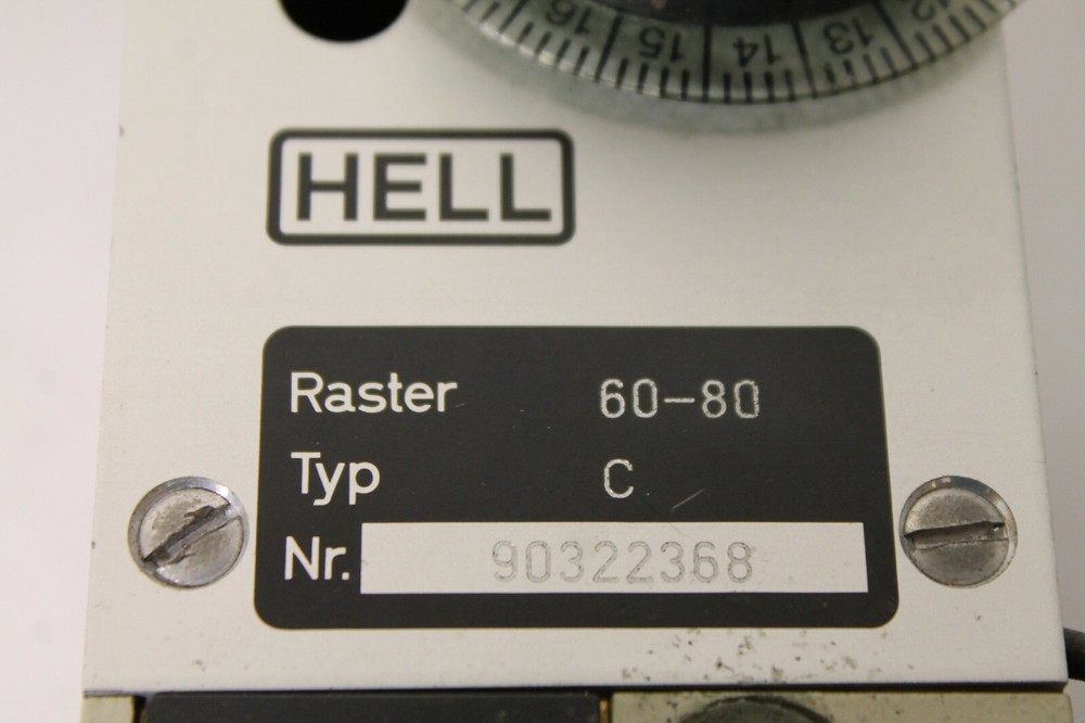 Hell engraving 60-80 Raster head Typ C