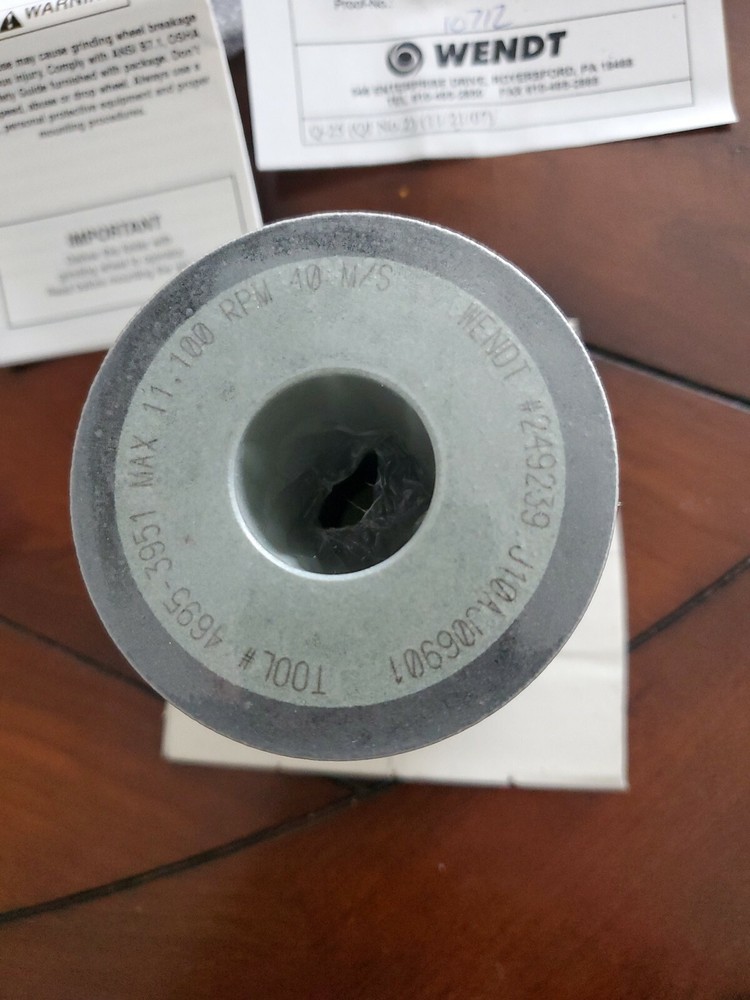WENDT GRINDING WHEEL j10aj06901