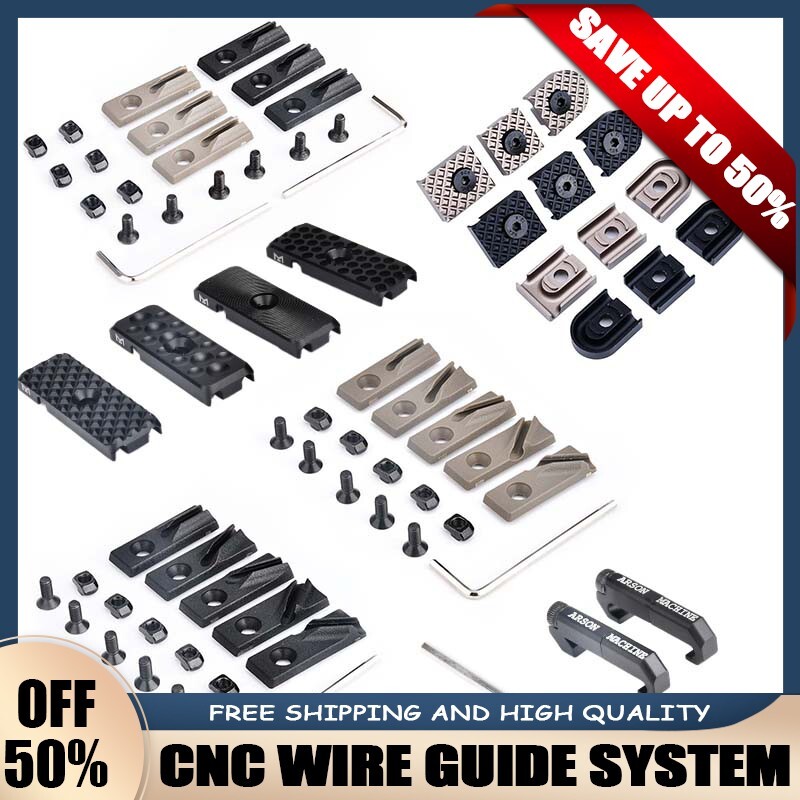 CNC Wire Guide System for KEYMOD/M-LOK - Tactical Cable Management