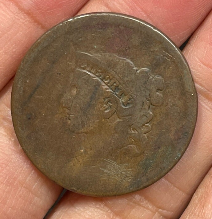 Early Unknown Date US One Cent Coin