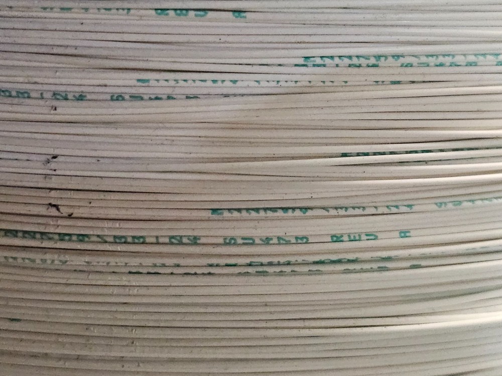 TE Connectivity Raychem Spec 55 Hook Up Wire and Cable 9000 ft. White