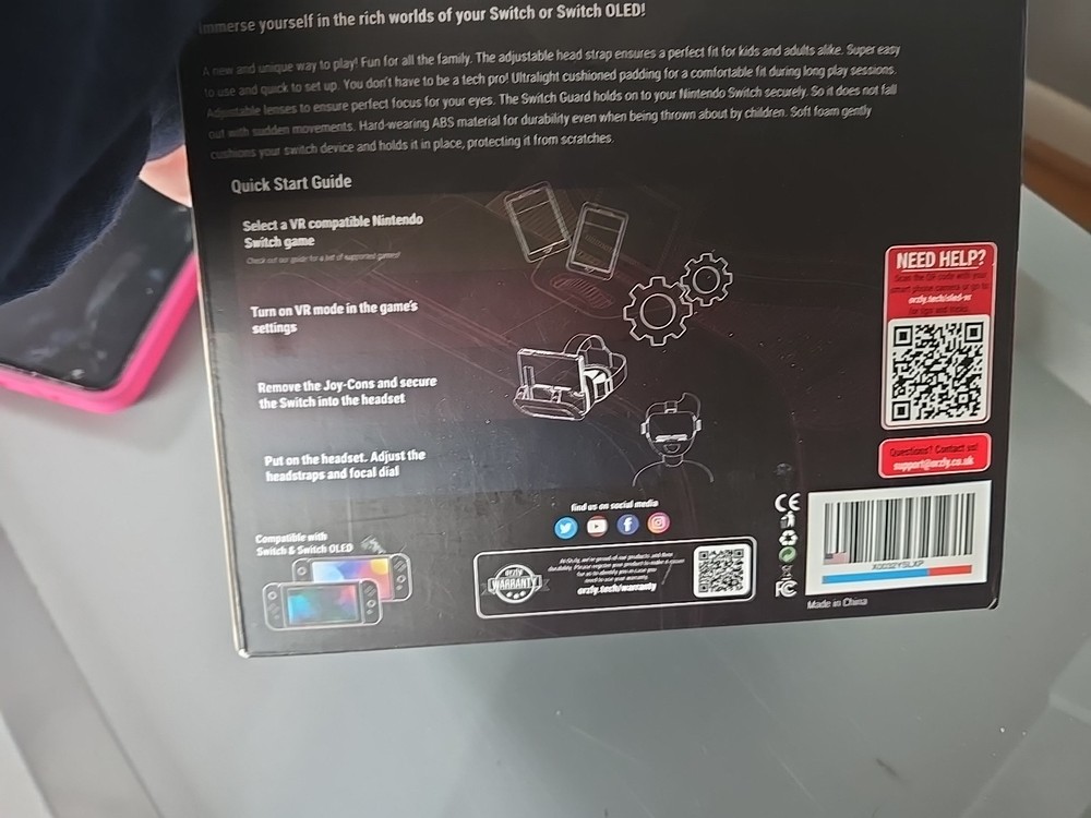 Orzly Virtual Reality Headset Compatible with Switch/Switch OLED