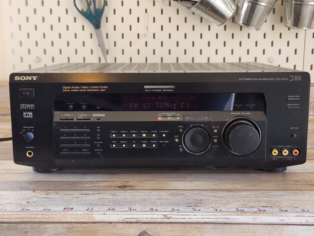 Sony STR-DE935 AV Receiver Dolby Digital/DTS 5.1 Digital A/V Controller Tested