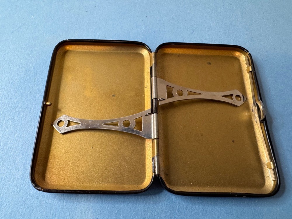 Old Germany Enameled Cigarette Case Victorian