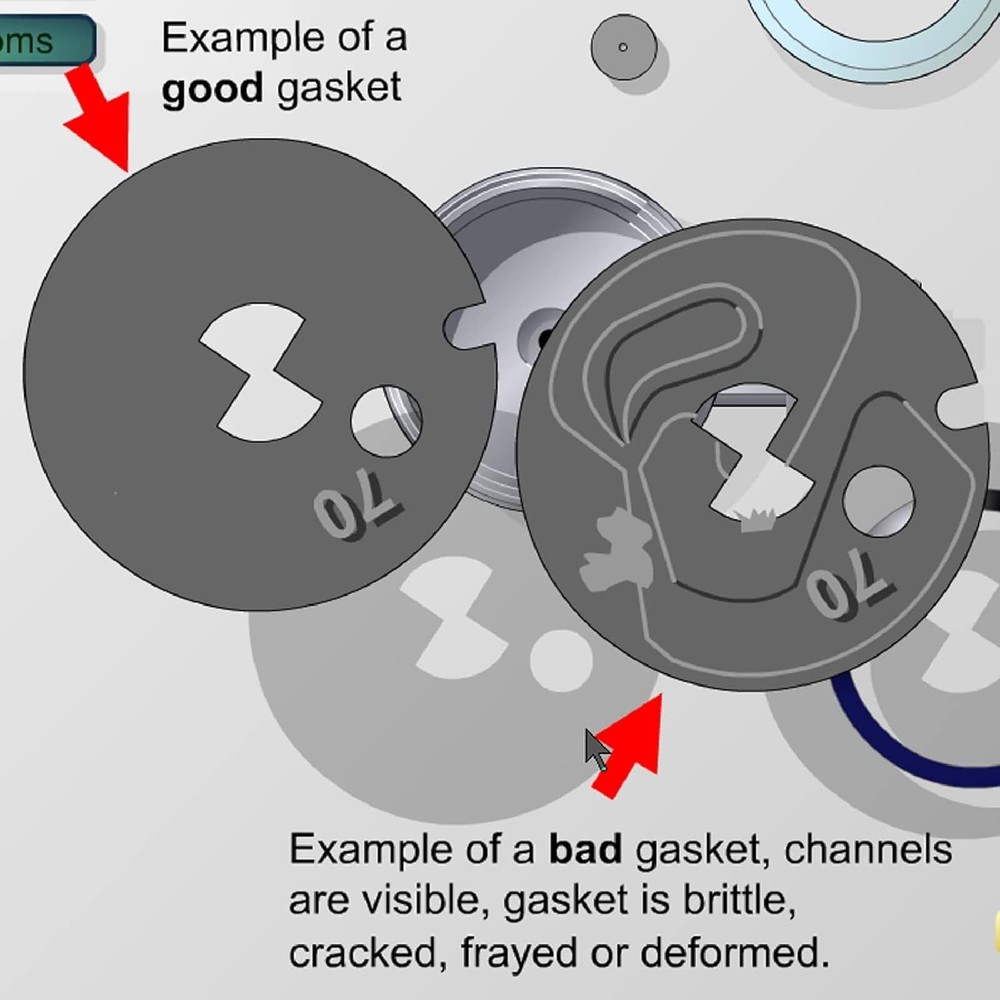 Water Softener Venturi Gasket Replacement for Whirlpool Models