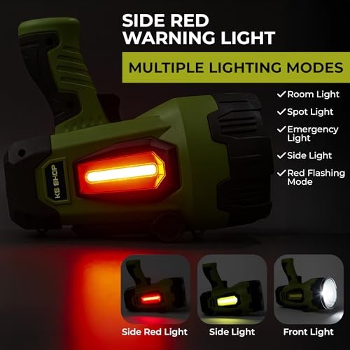 Camping Lantern Rechargeable - Led Spotlight Flashlight 90,000LM With