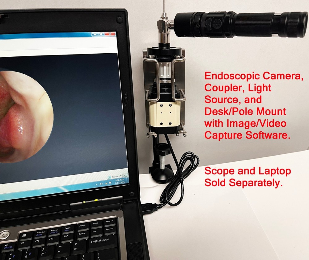Rigid Endoscope Endoscopy Arthroscope HD USB Camera+Coupler+Light Source+Mount