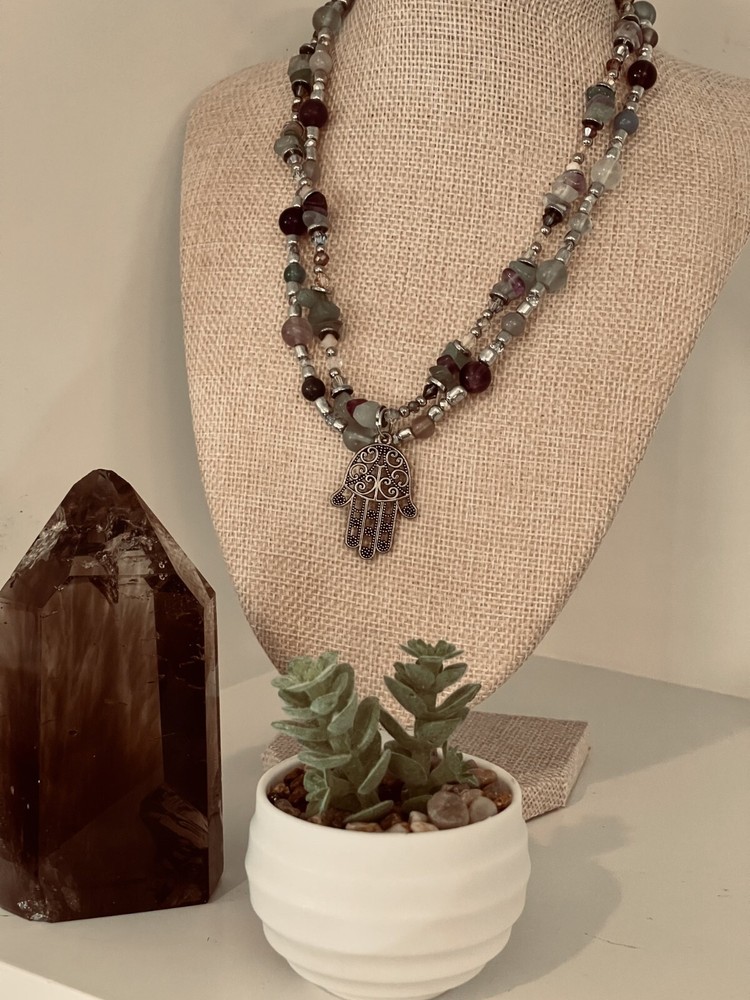 Hamsa Healing Necklace