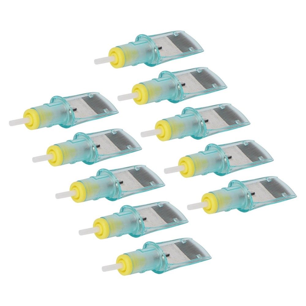 10pcs Flat Blade Tattoo Needles For Shader Smoothing Stroke Disposable Needles❀