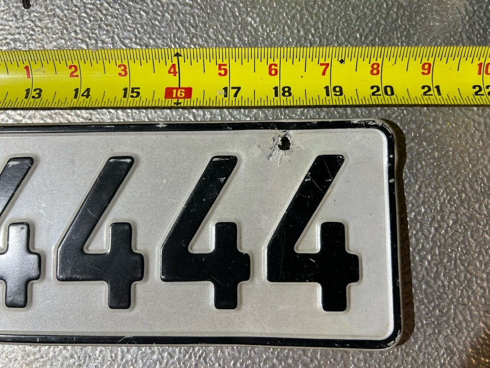 Foreign License Plate