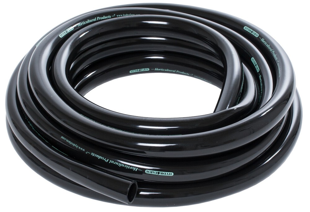 Active Aqua 1" ID Black Tubing 100'
