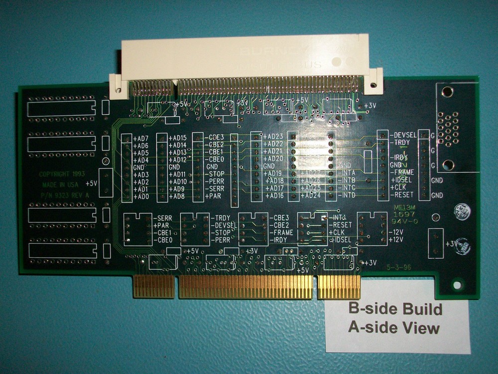 Universal PCI Logic Analyzer Probe Test Interface Card/Bus Extender - Build B