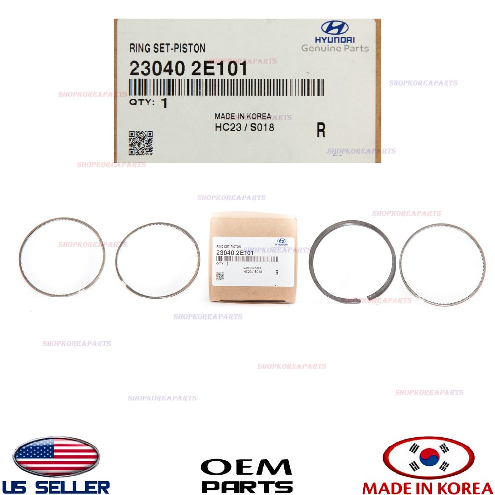 Genuine Engine Piston Ring Set Size STD ⭐OEM HYUNDAI KIA 2.0L *See compatibility