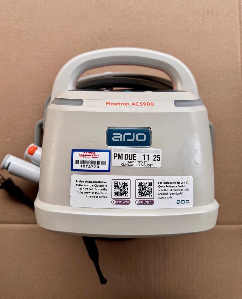 Arjo Flowtron ACS900 Continuous Sequential DVT Pump - TESTED & CALIBRATED