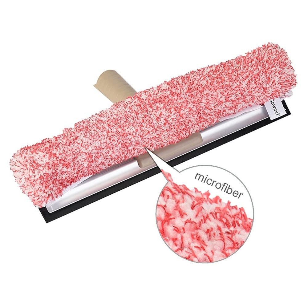 Multi-Purpose 12 inch Window Squeegee with 6.7inch-49.4inch Adjustable Alumin...