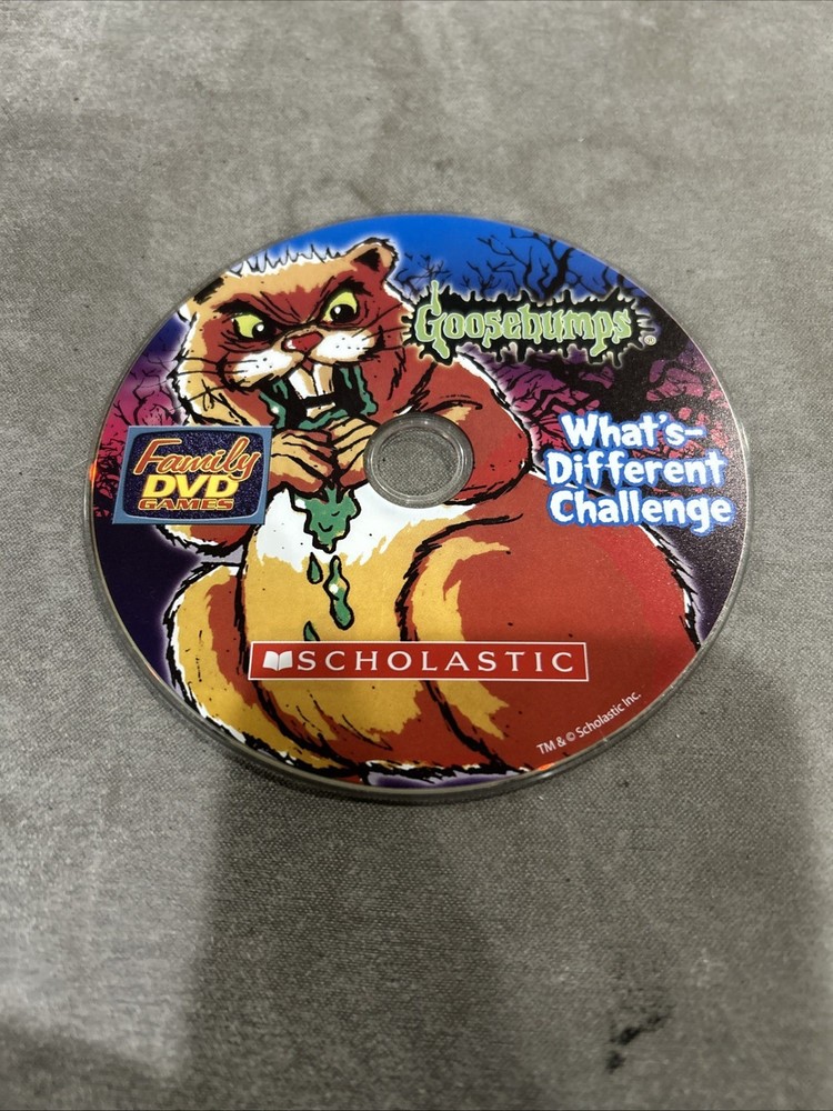 Goosebumps What’s Different Challenge – Scholastic DVD Game