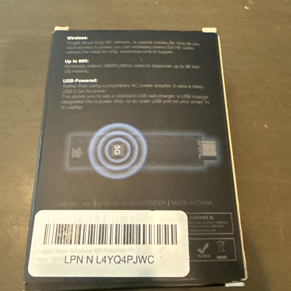 Wireless Hd Extender 98ft 30m New
