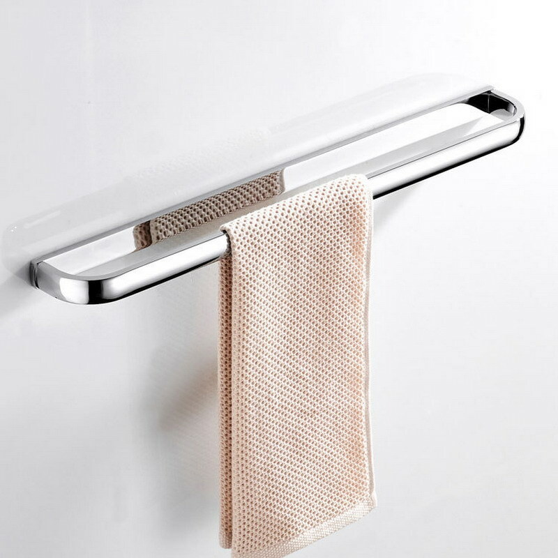 Polished Chrome Brass Wall Mounted Bathroom Accessories Bath Hardware Set