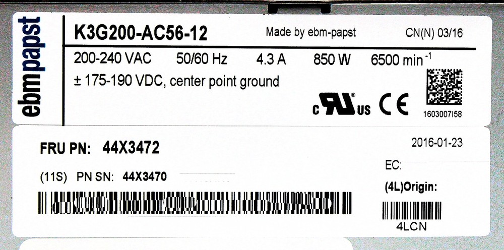 IBM 44X3472 High Efficiency Enhanced Blower